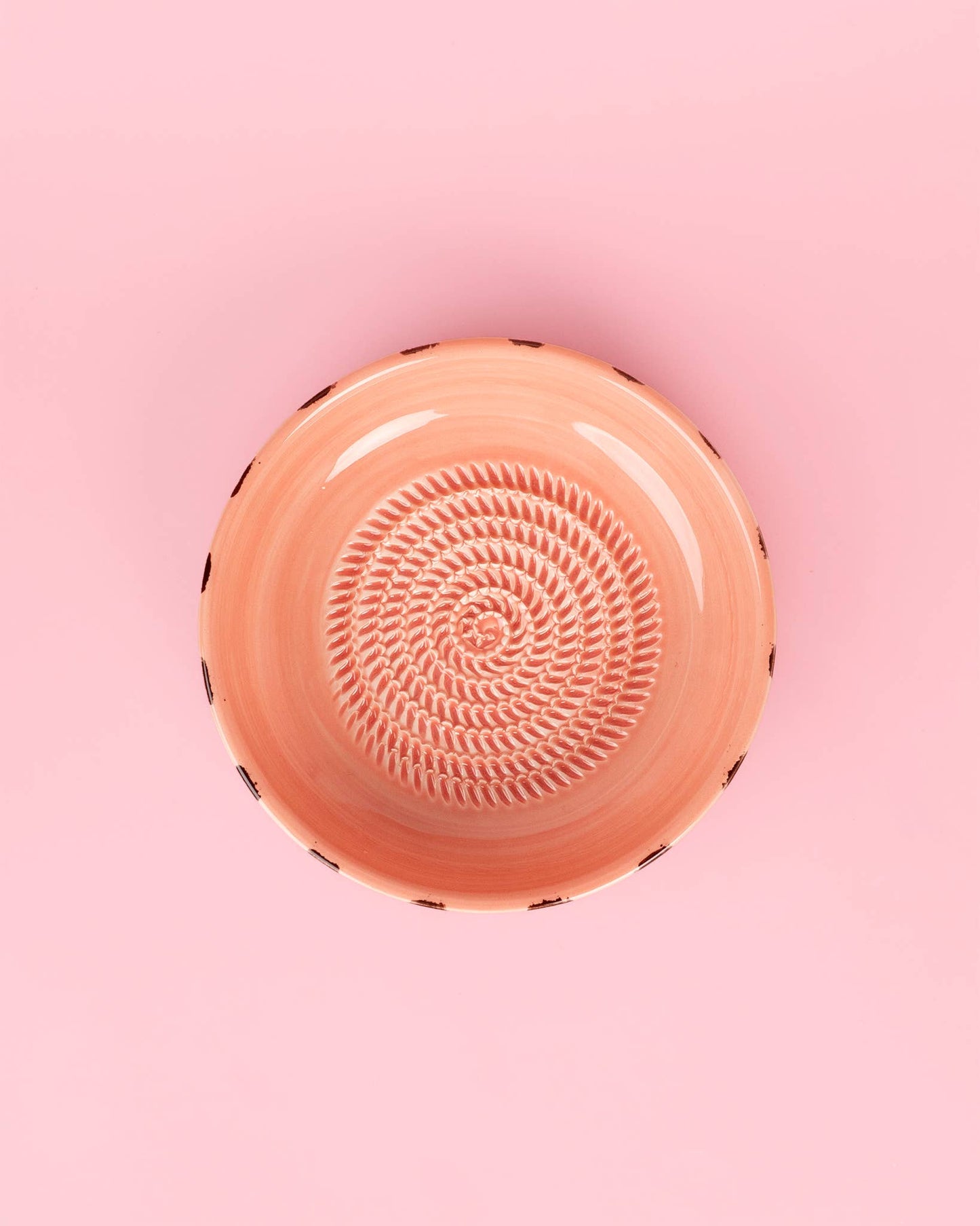 Large Pottery Grater Plate – Chocolate NEW