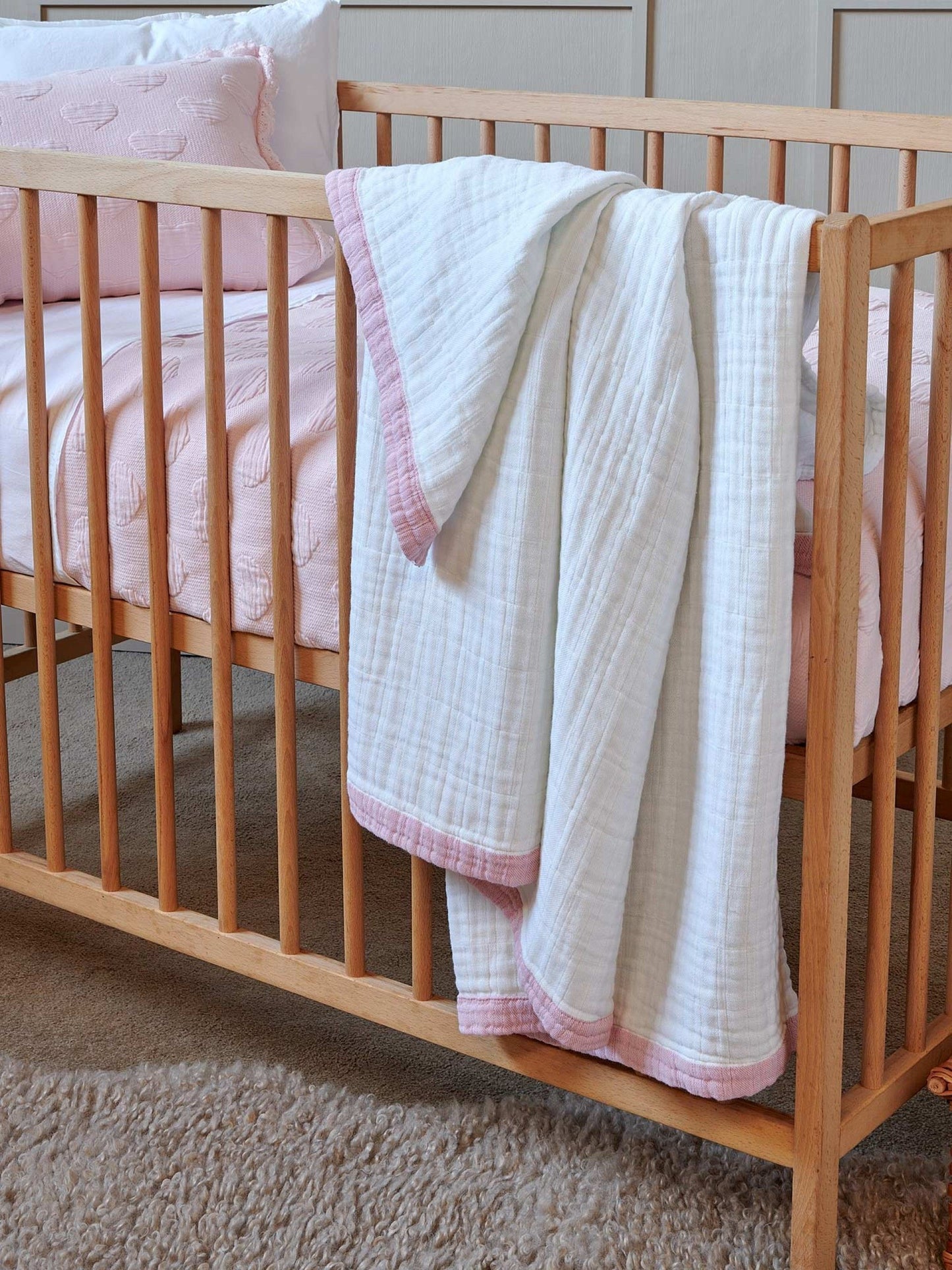 Throw Baby Born Pink Cot | Iberica - Pretty things from Portugal