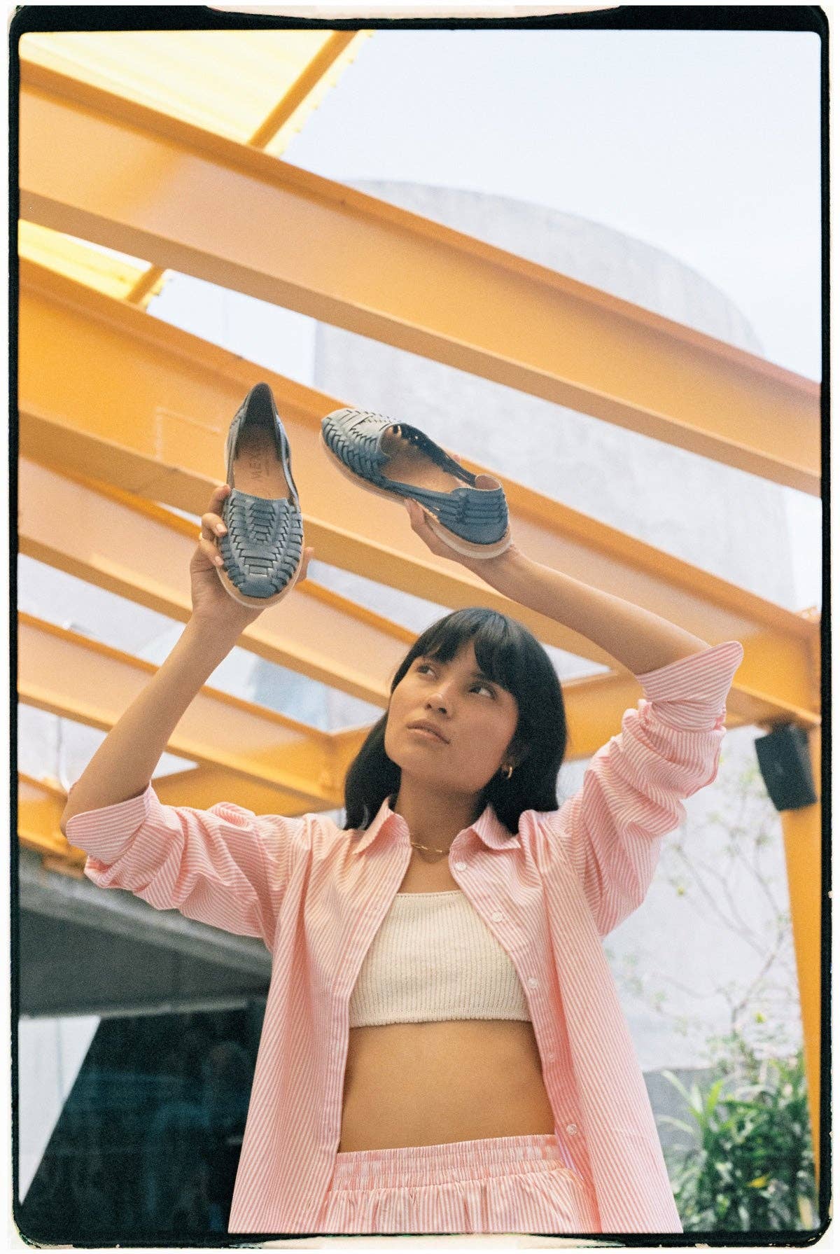 Indigo - Blue Leather Huaraches