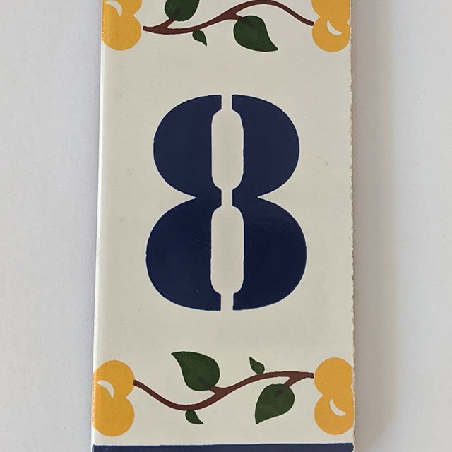 Ceramic Number Tiles "Luso" | Iberica - Pretty things from Portugal