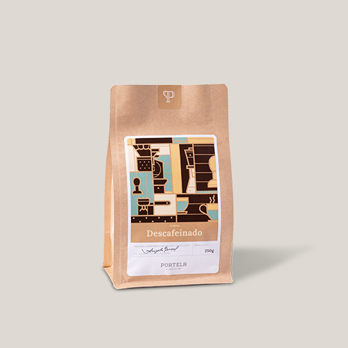 Decaffeinated coffee beans 250 gr Portela