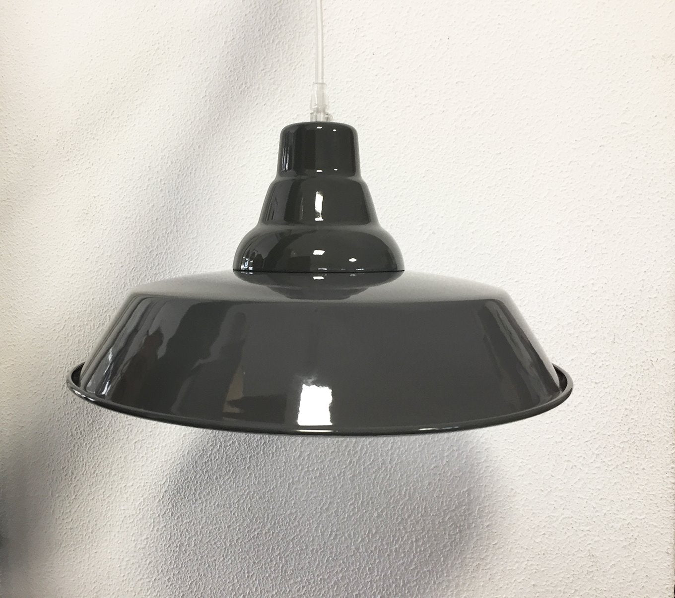 Enamelled Industrial Pendant Light | Iberica - Pretty things from Portugal