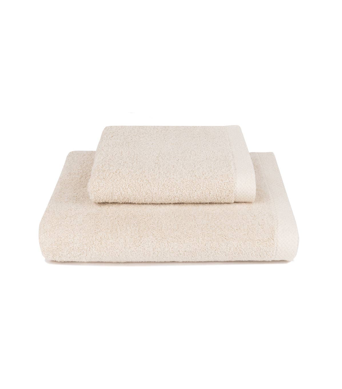 Close-up image of Natural 2 piece towel set