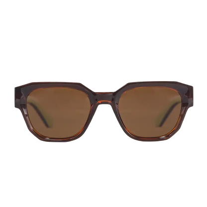 Ola Wave Brown Jelly Mint Mix Sunglasses