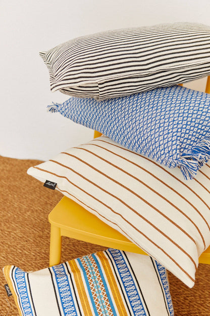 Morellano Blue Woven Cushion Cover 50cmx50cm