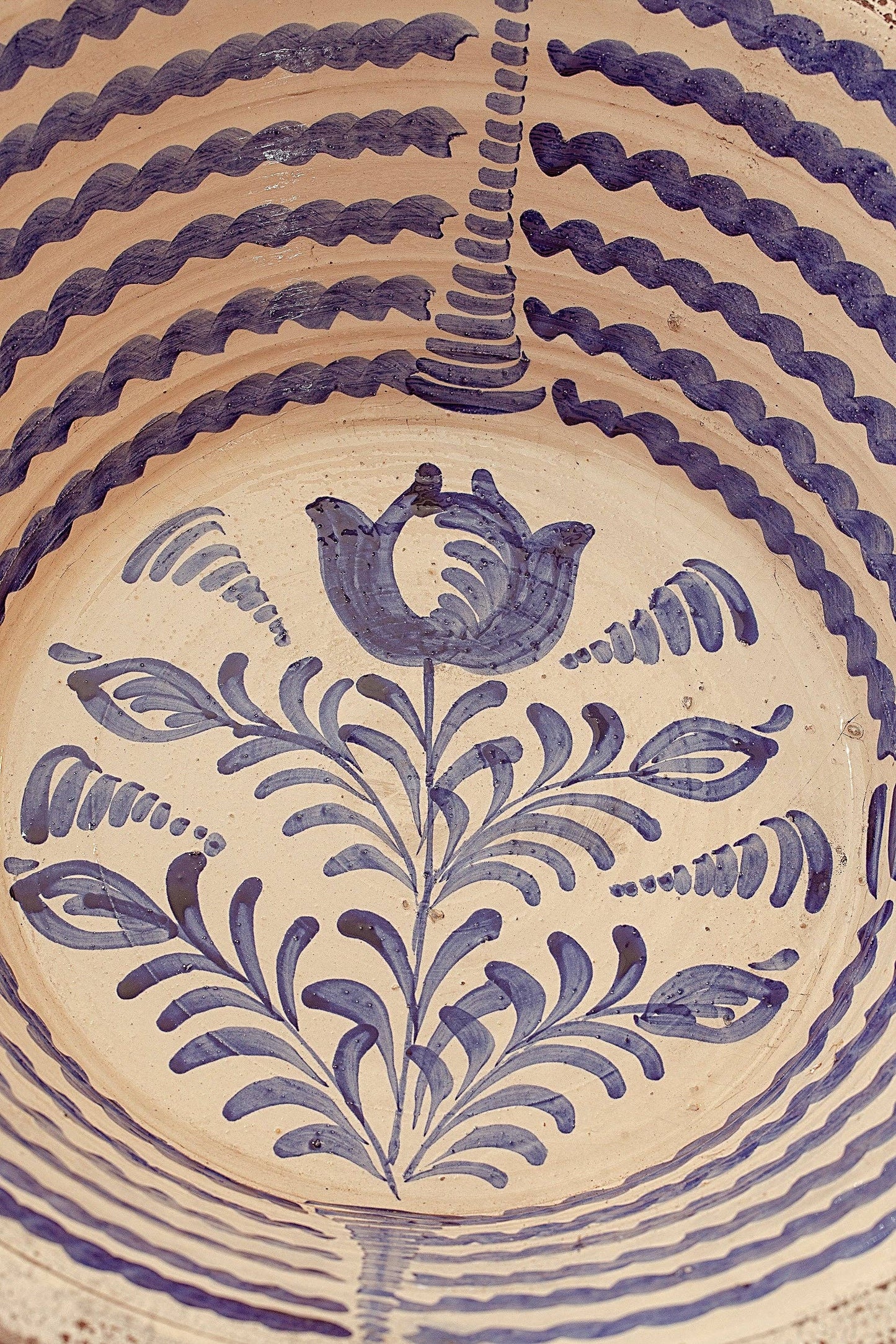 Blue Lebrillos Granaínos Bowl