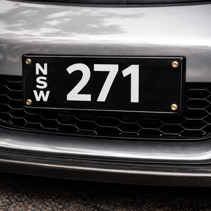Enamel vehicle plates - Custom & Bespoke