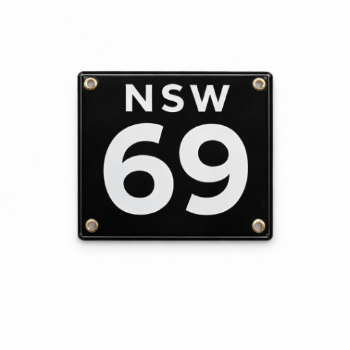 Enamel vehicle plates - Custom & Bespoke