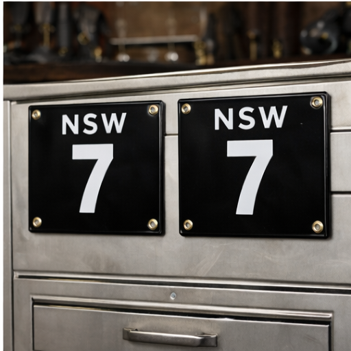 Enamel vehicle plates - Custom & Bespoke