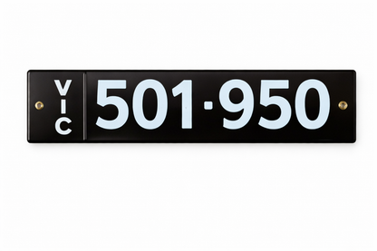 Enamel vehicle plates - Custom & Bespoke