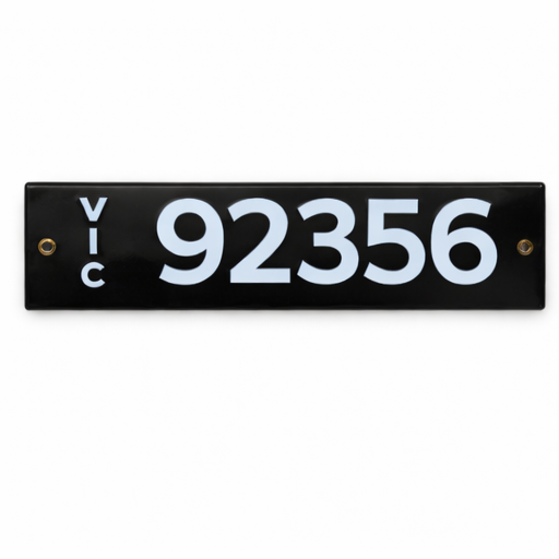Enamel vehicle plates - Custom & Bespoke