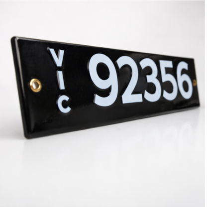 Enamel vehicle plates - Custom & Bespoke