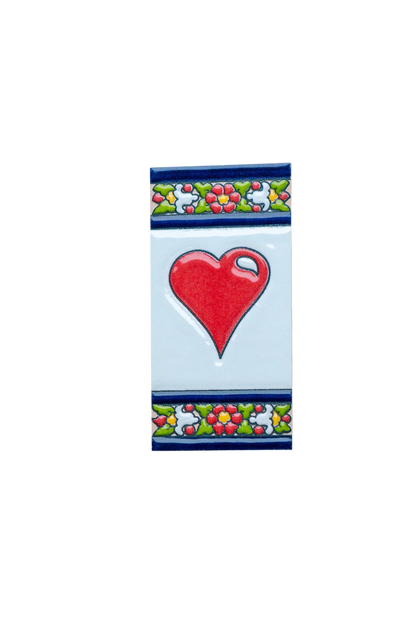 Large Floral Ceramic House Number & Letter Tile