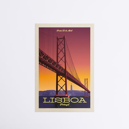 Lisbon 'Bridge' Poster