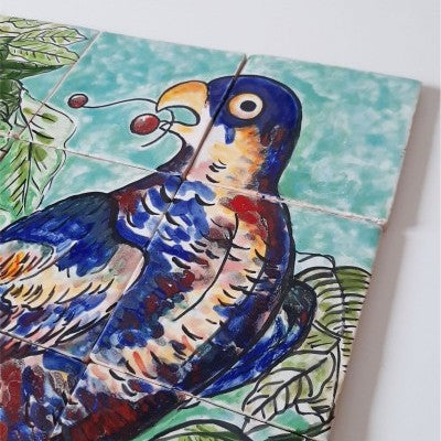 "The Parrot" Tile Mural panel