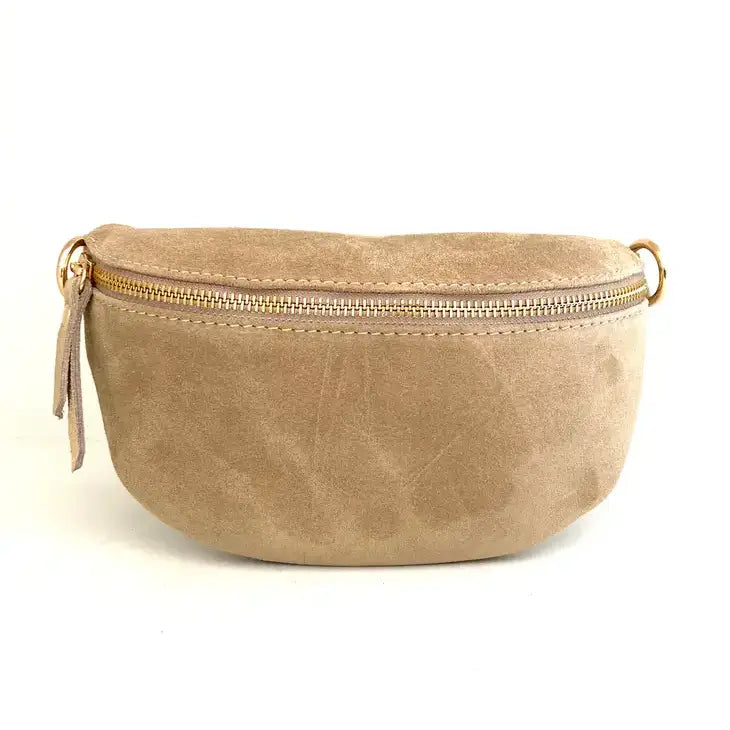 Suede Fanny Pack Crossbody (Various colours)