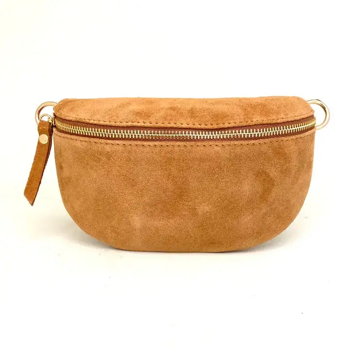 Suede Fanny Pack Crossbody (Various colours)