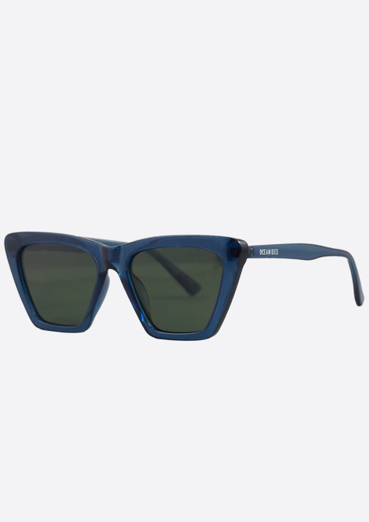 Sunglasses (Polarized) - Perse Crystal Dark Blue Green