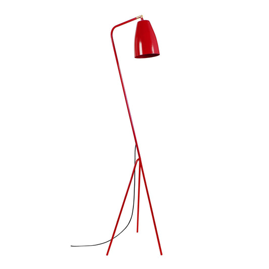 Olof - Red Metal Articulated Reading Lamp