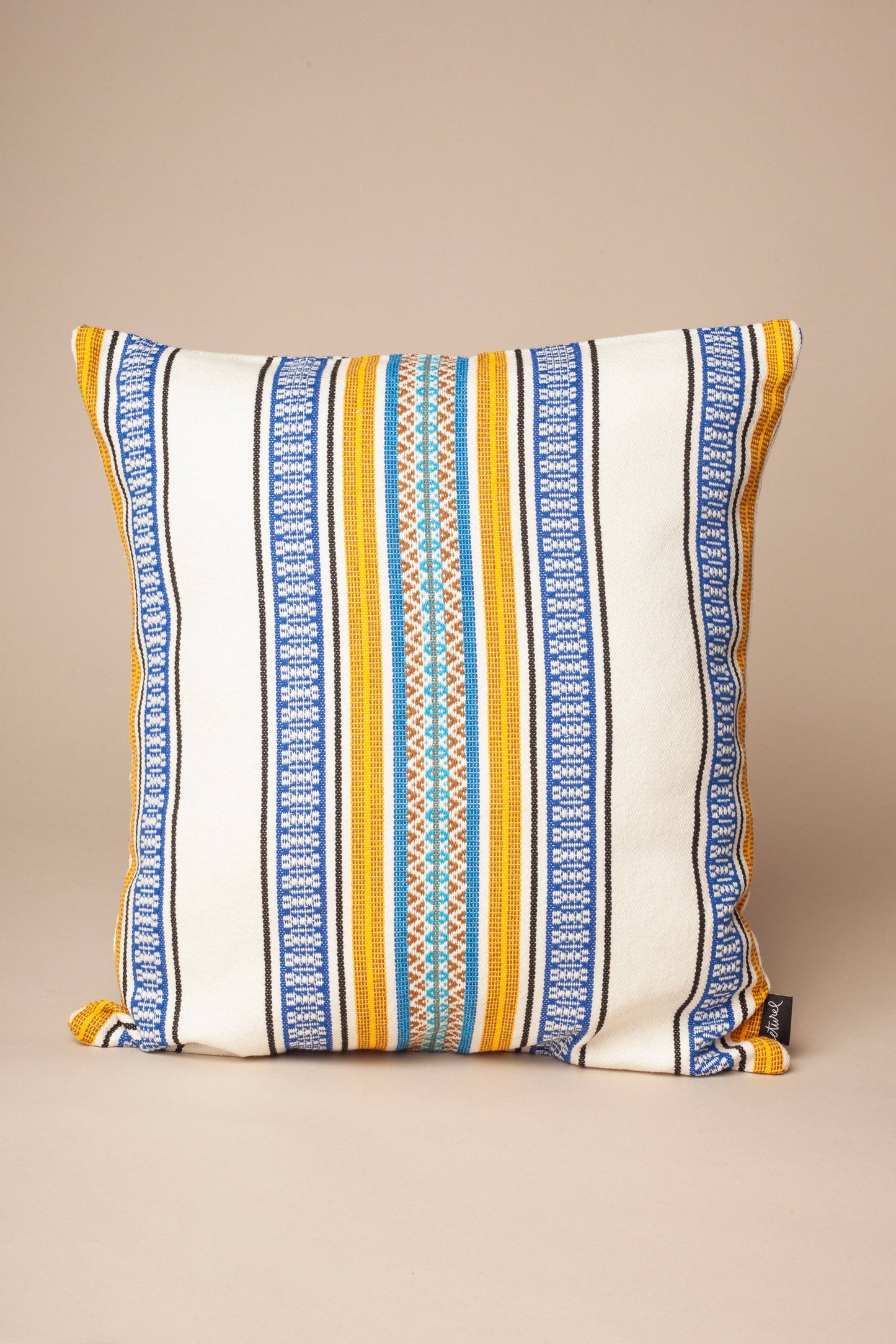 Morellano Blue Woven Cushion Cover 50cmx50cm