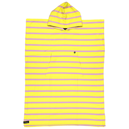 Futah Berlenga Yellow Beach Poncho in lightweight cotton