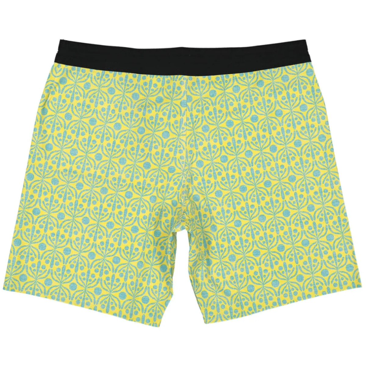 Futah Flora Yellow men's boardshorts made from recycled polyester in Portugal