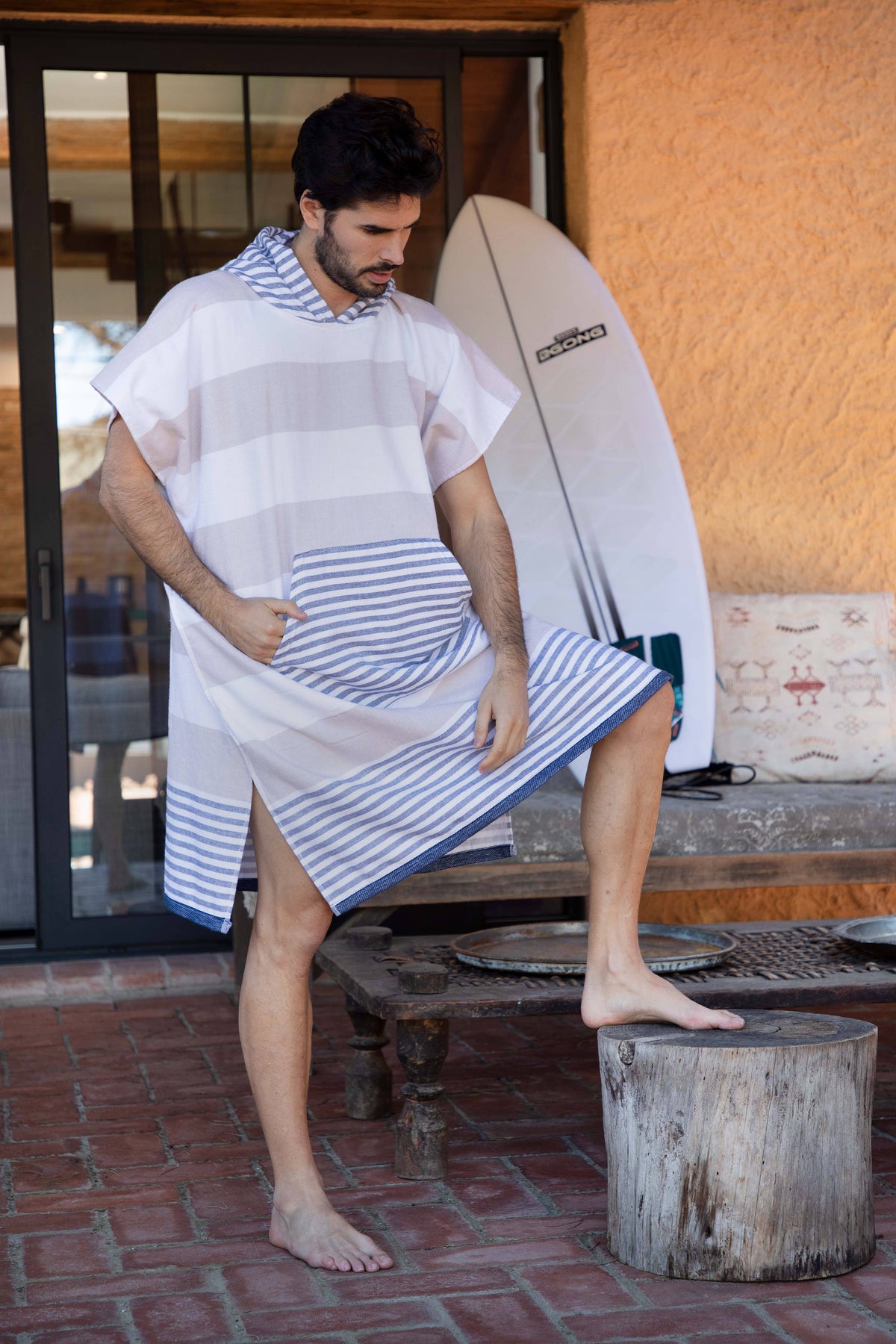 Beige Nazare Poncho