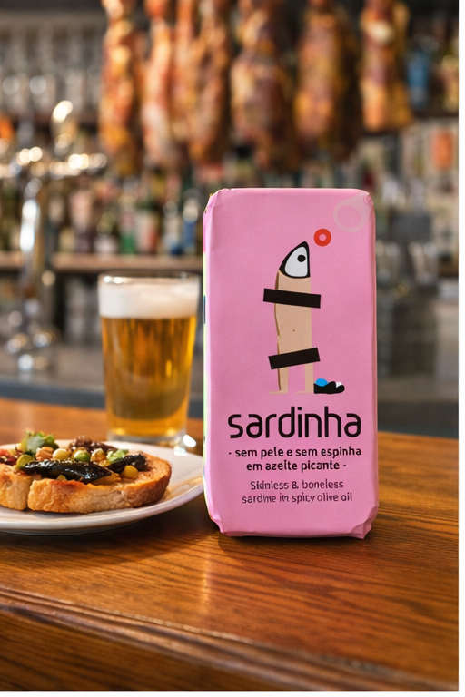 Skinless and Boneless Sardines in Spicy Olive Oil