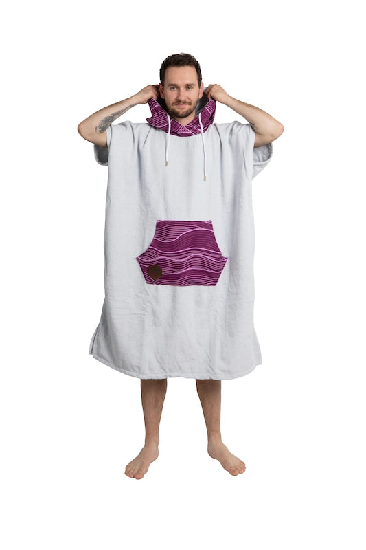 SPLASH' Ama hooded beach changing poncho