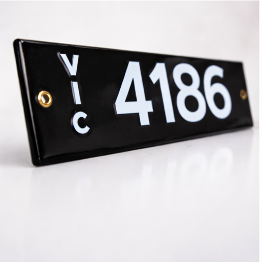 Enamel vehicle plates - Custom & Bespoke