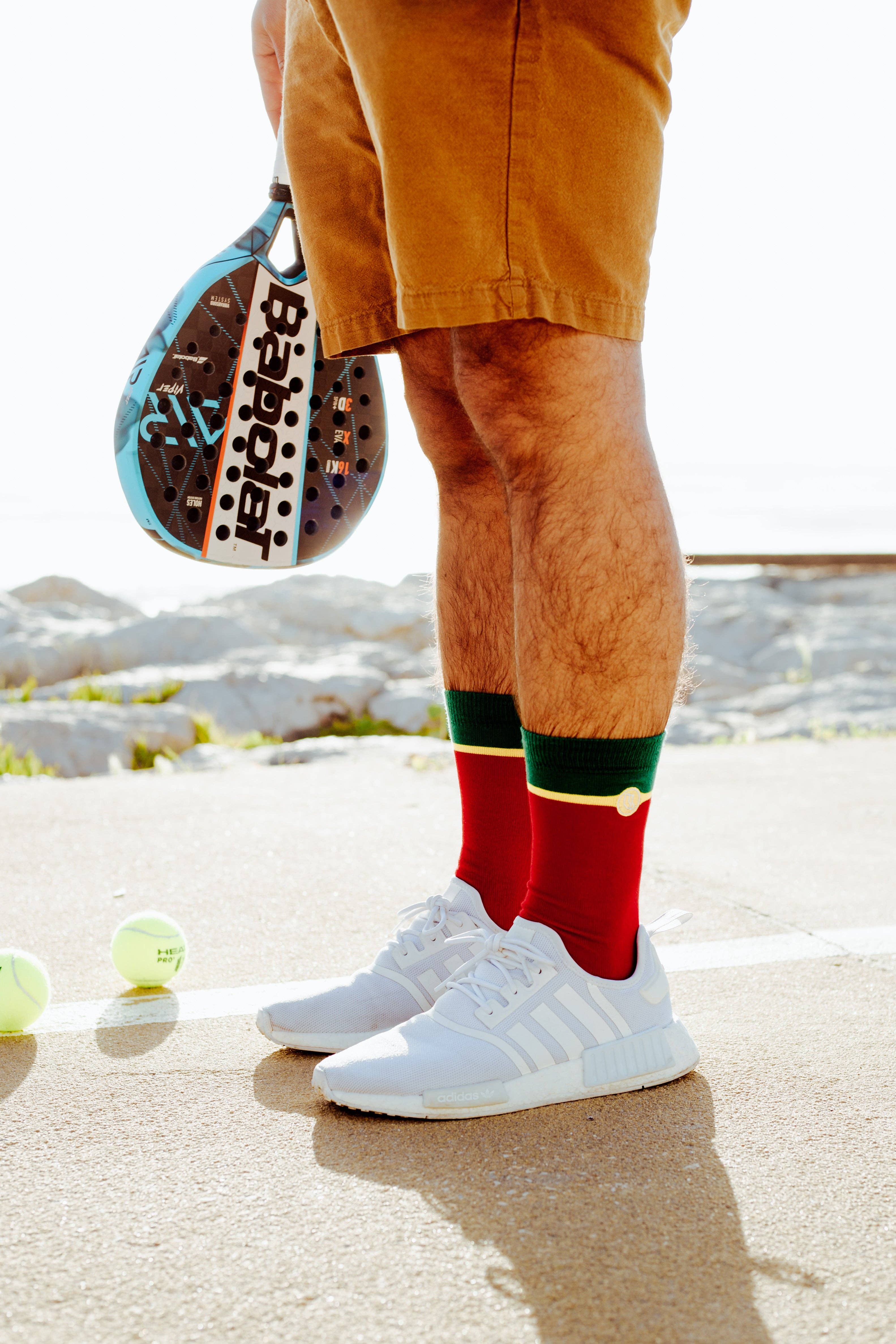 Adidas store rasta socks